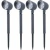 SIENA GARDEN Solarstrahler Spot Solarstrahler Spot, 4er