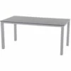 SIENA GARDEN Sola Sola Dining Tisch 160x90 Cm, Silber