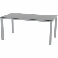 SIENA GARDEN Sola Sola Dining Tisch 160x90 Cm, Silber