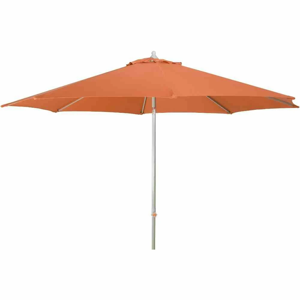 SIENA GARDEN Alu-Push Pro Push Pro Mittelstockschirm Silber/terracotta Ø 300cm 1 SIENA GARDEN Alu-Push Pro Push Pro Mittelstockschirm Silber/terracotta Ø 300cm