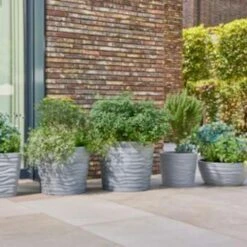 Pflanzgefäß MADRID Q 38 Grau -Siena Garden c3800347 3023 407a b8f7 2ee8cbdb6e99