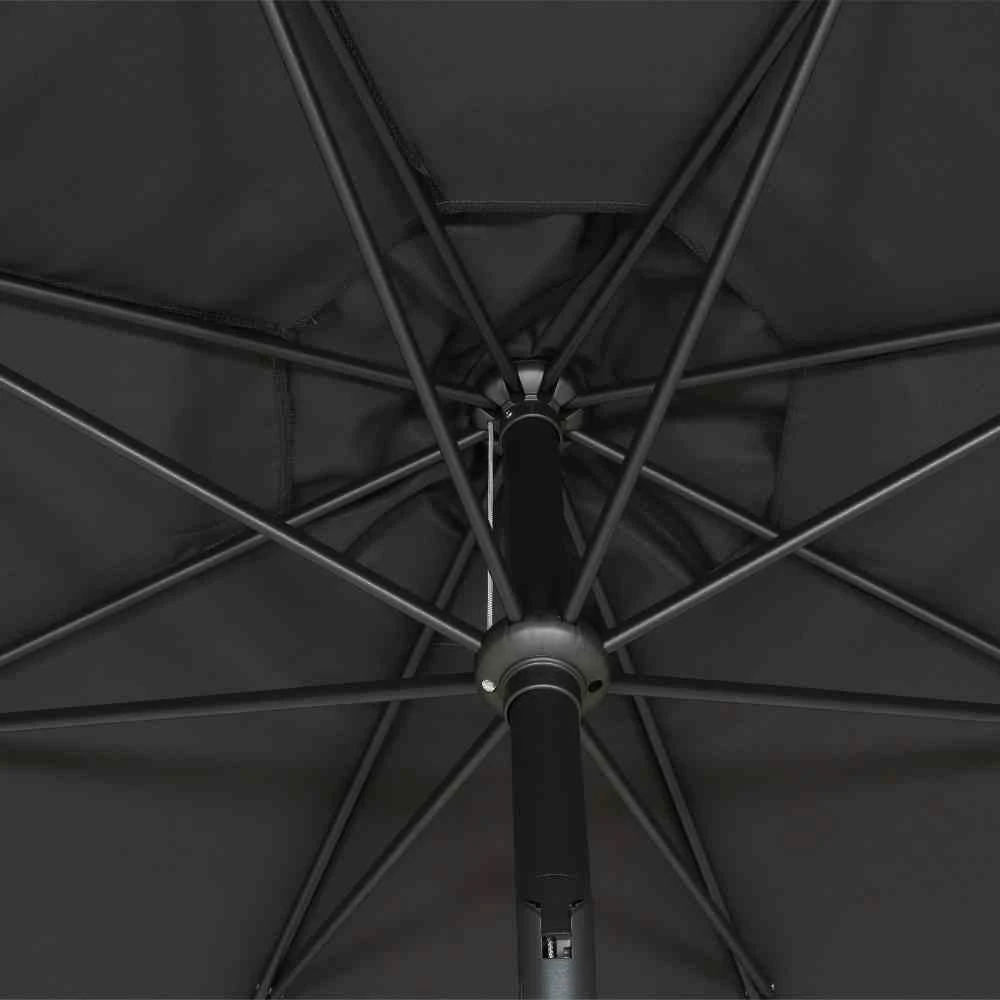 SIENA GARDEN Isa Isa Mittelstockschirm Anthrazit/anthrazit Ø300 Cm 7 SIENA GARDEN Isa Isa Mittelstockschirm Anthrazit/anthrazit Ø300 Cm – Bild 7