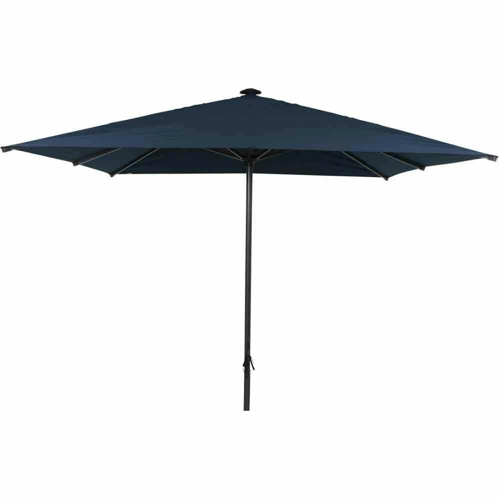 SIENA GARDEN Gastro Mittelstockschirm Anthrazit/grün 300x300 Cm 071943301 3 SIENA GARDEN Gastro Mittelstockschirm Anthrazit/grün 300x300 Cm 071943301 – Bild 3