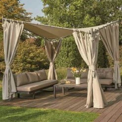 SIENA GARDEN Berlino Seitenteile Zu Pavillon Berlino 3x3 M, Grau, 2er Set -Siena Garden caff4025 59d3 45c3 9c37 85a84c32c081