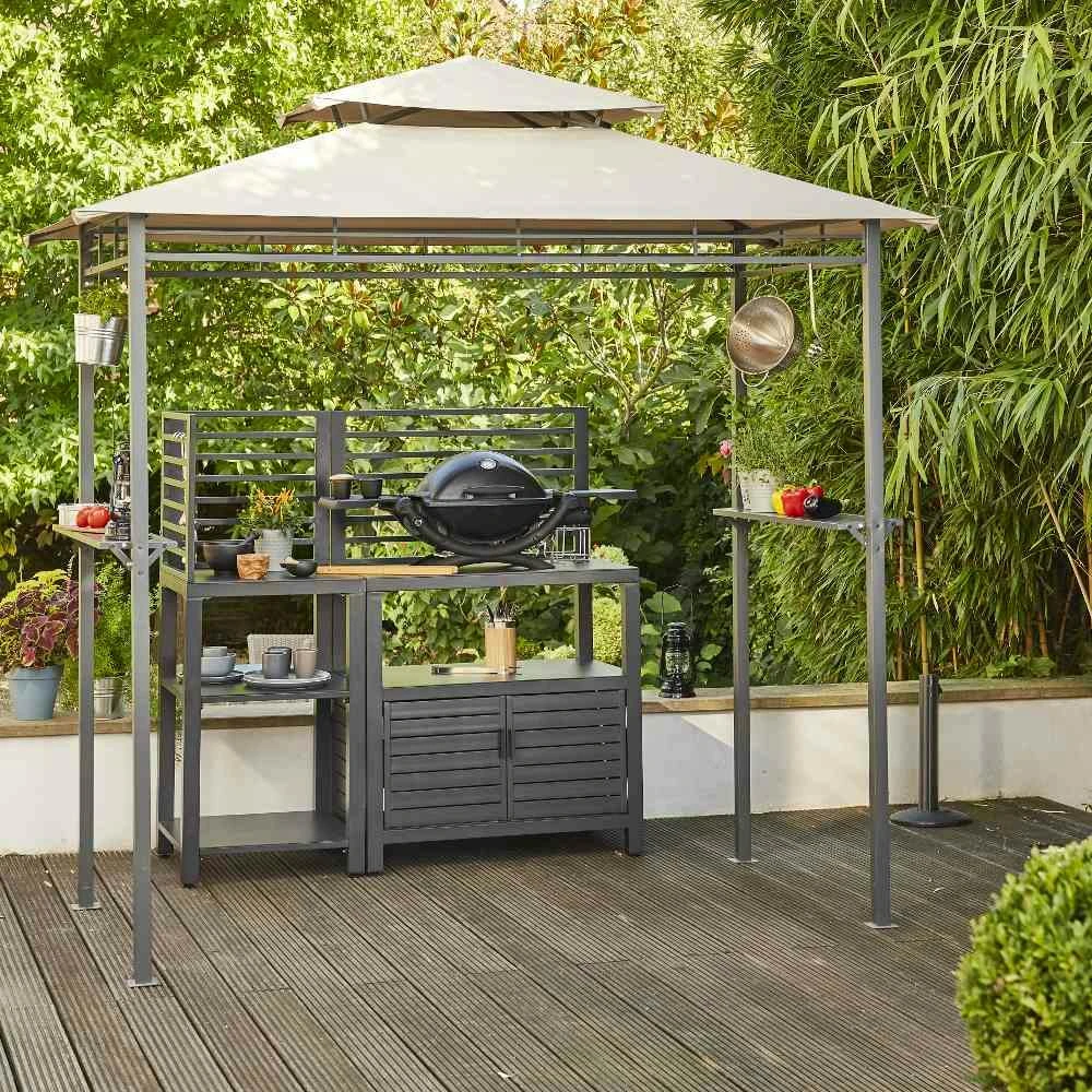 SIENA GARDEN BBQ BBQ Pavillon 244x127 Cm 6 SIENA GARDEN BBQ BBQ Pavillon 244x127 Cm – Bild 6