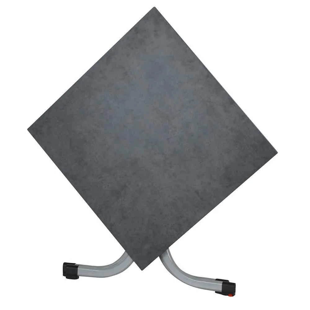 SIENA GARDEN Sola Sola Klapptisch 80x80 Cm, Silber 7 SIENA GARDEN Sola Sola Klapptisch 80x80 Cm, Silber – Bild 7
