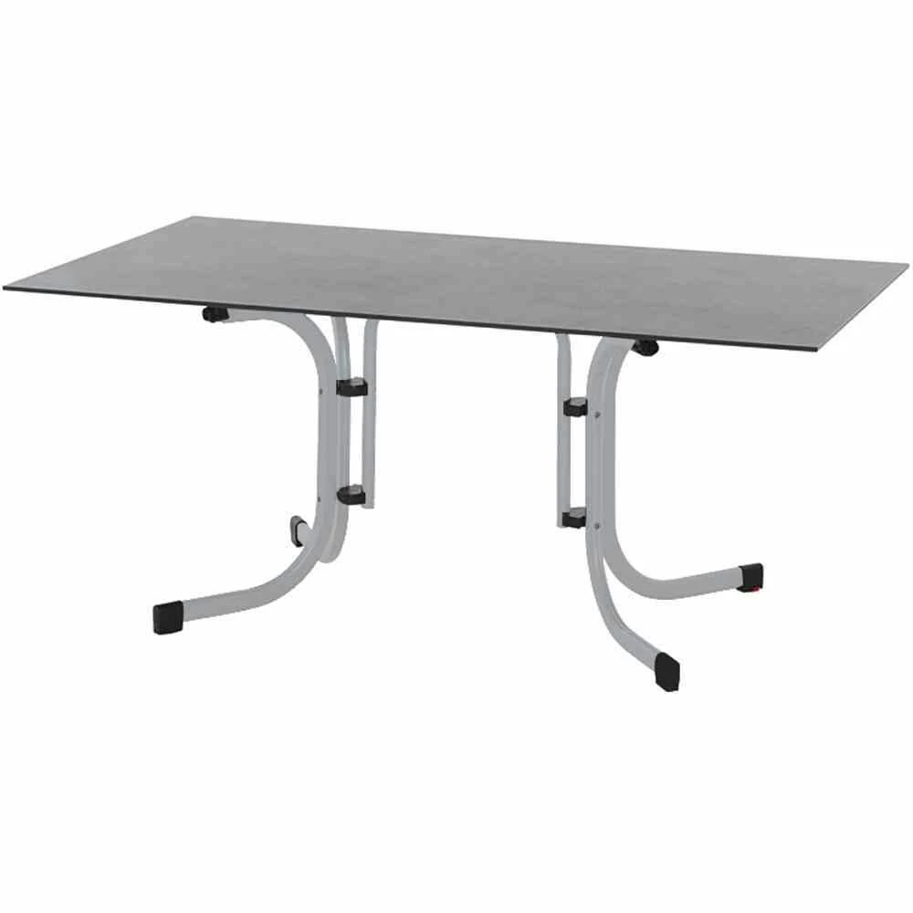 SIENA GARDEN Sola Sola Klapptisch Ø 80 Cm, Silber 4 SIENA GARDEN Sola Sola Klapptisch Ø 80 Cm, Silber – Bild 4