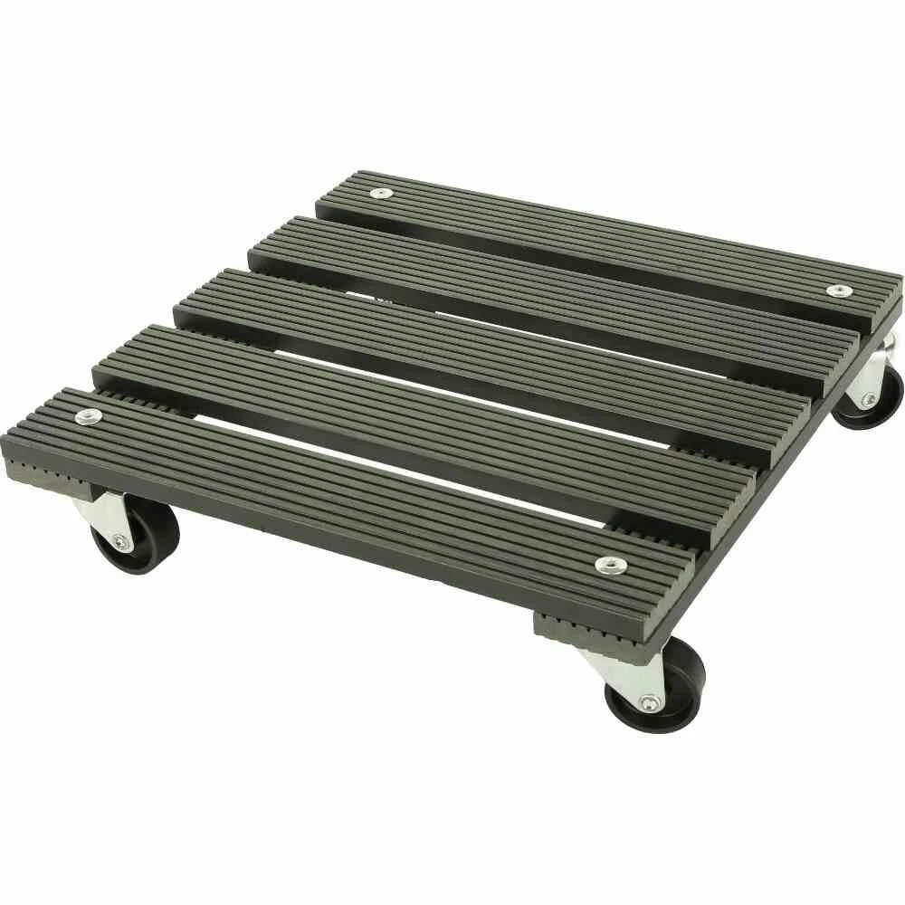 SIENA GARDEN Pflanzenroller WPC Pflanzenroller WPC, 30x30 Cm, Anthrazit 1 SIENA GARDEN Pflanzenroller WPC Pflanzenroller WPC, 30x30 Cm, Anthrazit