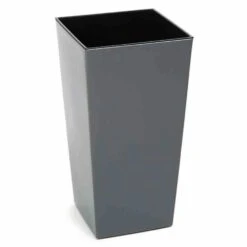 SIENA GARDEN Lille Pflanzgefäß Lille, Anthrazit Hochglanzoptik, Ø30x57 Cm -Siena Garden dbc4d185 992e 4ca0 a91d 78ecce530aa2 3