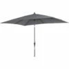 SIENA GARDEN Avio Avio Mittelstockschirm Anthrazit/anthrazit 300x200cm, Gestell Alu Anthrazit,