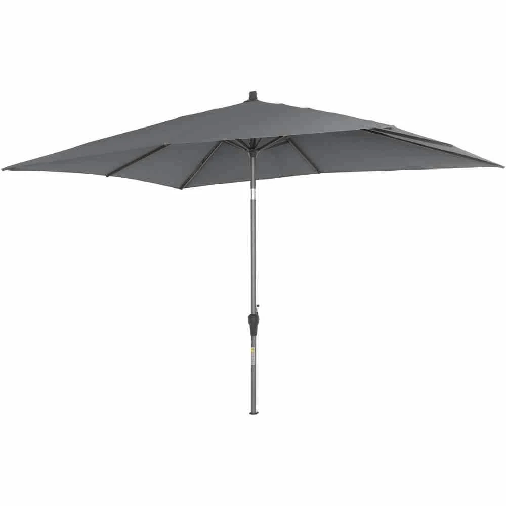 SIENA GARDEN Avio Avio Mittelstockschirm Anthrazit/anthrazit 300x200cm, Gestell Alu Anthrazit, 1 SIENA GARDEN Avio Avio Mittelstockschirm Anthrazit/anthrazit 300x200cm, Gestell Alu Anthrazit,