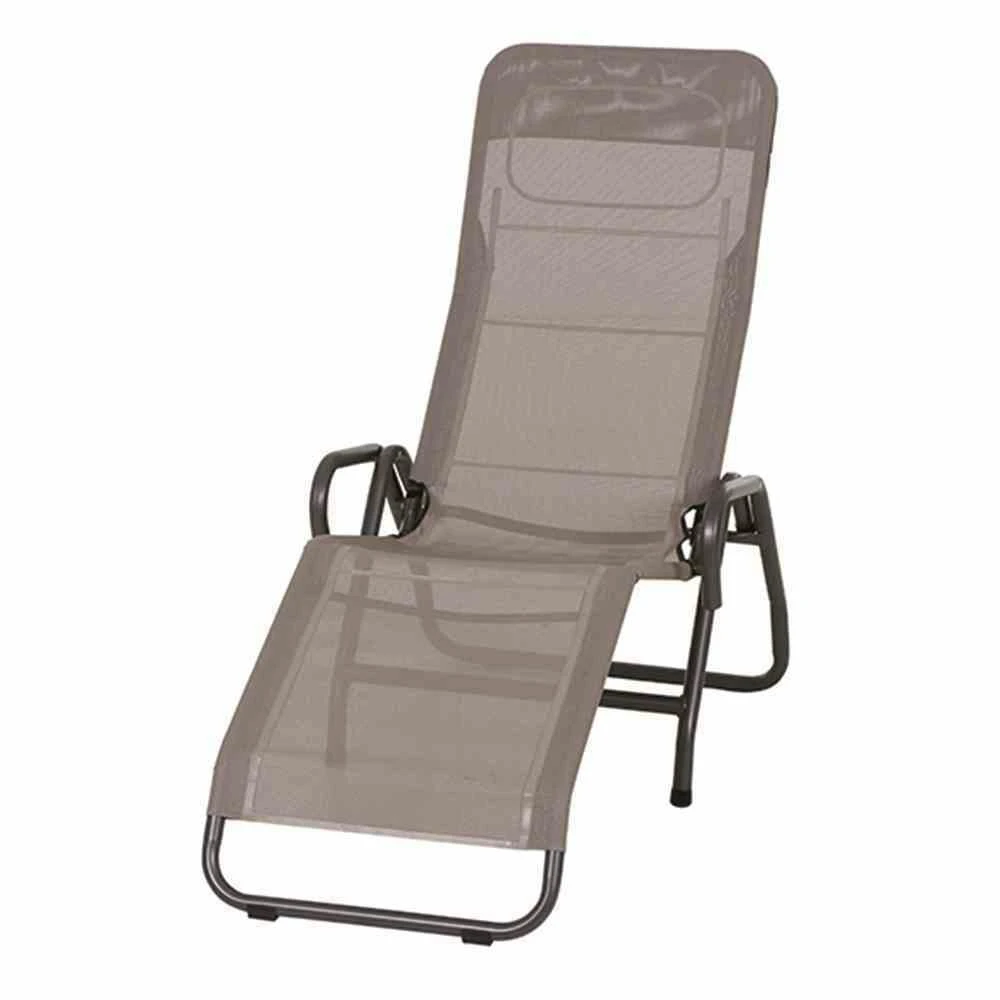 SIENA GARDEN Fano Fano Kippliege Anthrazit / Taupe 3 SIENA GARDEN Fano Fano Kippliege Anthrazit / Taupe – Bild 3