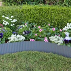 SIENA GARDEN Rasenkante Rasenkante Aus Metall, Grau -Siena Garden f0472692 0935 45d8 927e f718159af32c