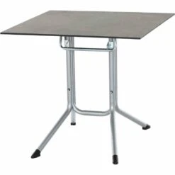 SIENA GARDEN Sola Gastrotisch 80x80 Cm, Silber 01810560