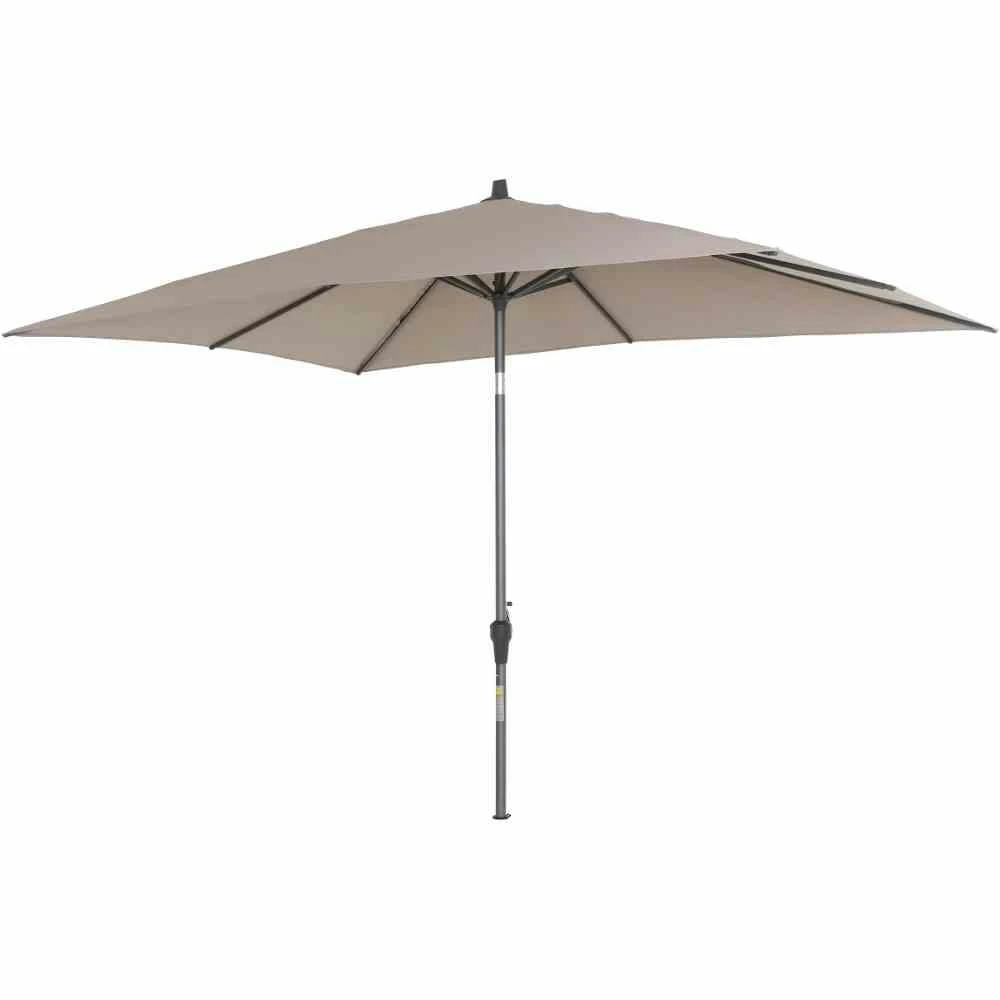 SIENA GARDEN Avio Avio Mittelstockschirm Anthrazit/taupe 300x200cm 1 SIENA GARDEN Avio Avio Mittelstockschirm Anthrazit/taupe 300x200cm