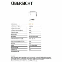 SIENA GARDEN Levino Levino Pavillon 300x400 Cm -Siena Garden f9f95448 7deb 414e 8a70 96833da9e83f