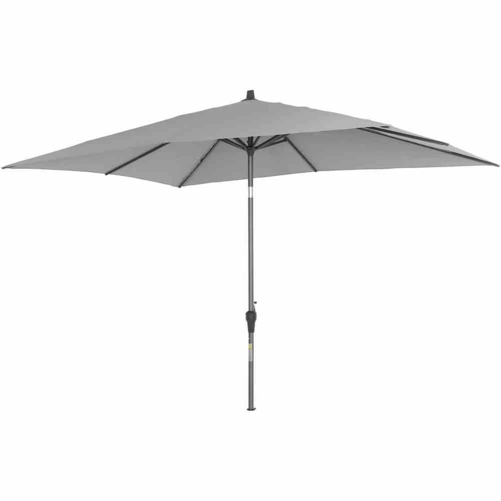 SIENA GARDEN Avio Avio Mittelstockschirm Anthrazit/anthrazit 300x200cm, Gestell Alu Anthrazit, 4 SIENA GARDEN Avio Avio Mittelstockschirm Anthrazit/anthrazit 300x200cm, Gestell Alu Anthrazit, – Bild 4